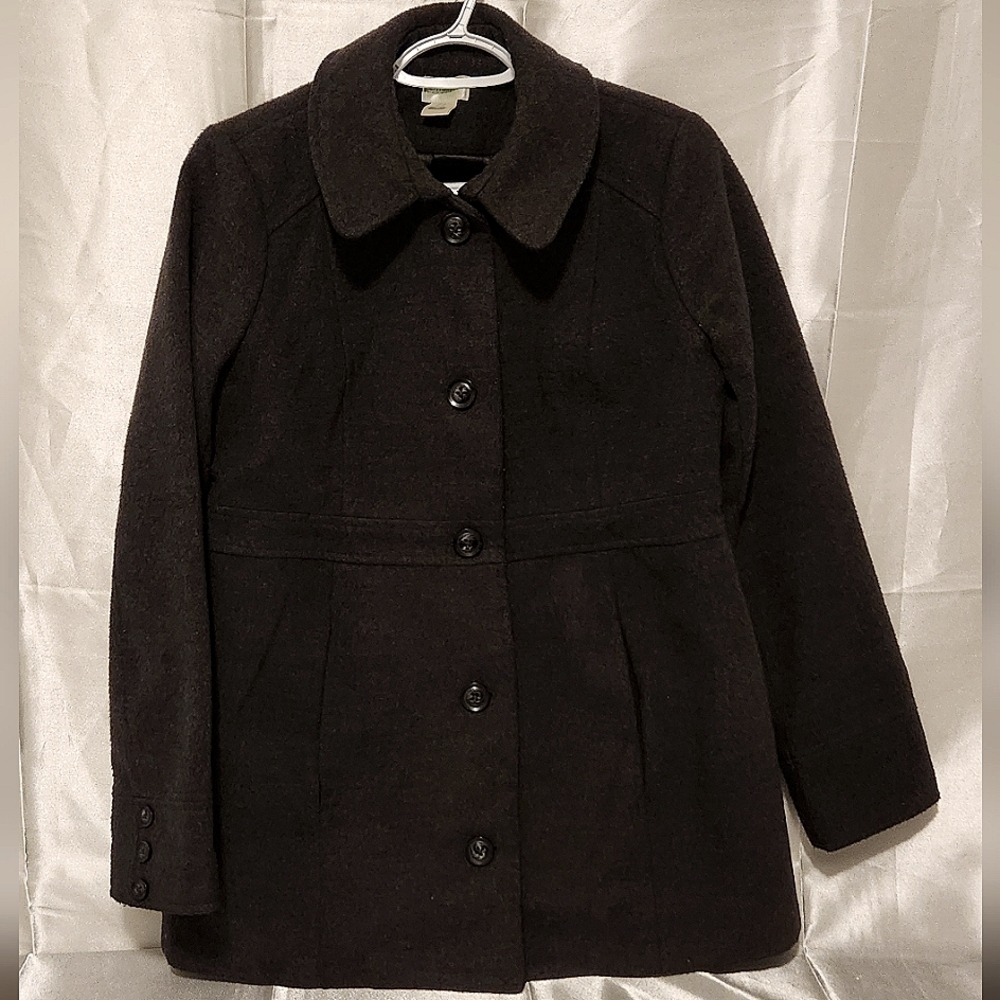MOTHERHOOD Maternity peacoat charcoal grey size Small
